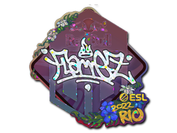 Sticker | FlameZ (Glitter) | Rio 2022 image