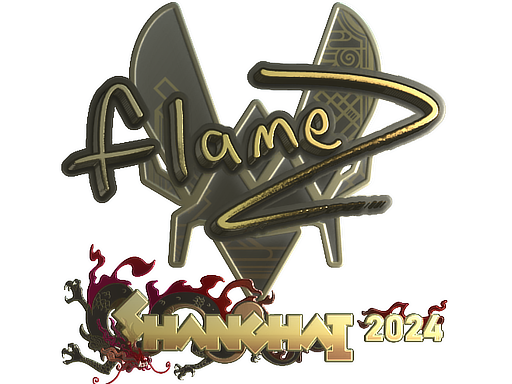 Sticker | FlameZ (Gold) | Shanghai 2024 image
