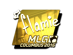 Sticker | flamie (Gold) | MLG Columbus 2016 image