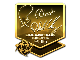 Sticker | f0rest (Gold) | Cluj-Napoca 2015 image