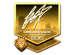 Sticker | fox (Gold) | Cluj-Napoca 2015 image