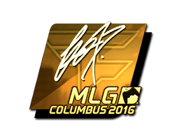 Sticker | fox (Gold) | MLG Columbus 2016 image