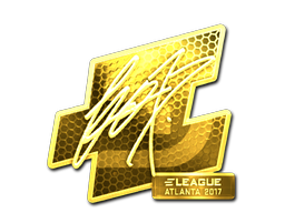 Sticker | fox (Gold) | Atlanta 2017 image