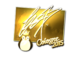 Sticker | fox (Gold) | Cologne 2015 image
