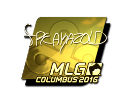 Sticker | freakazoid (Gold) | MLG Columbus 2016 image