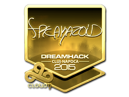 Sticker | freakazoid (Gold) | Cluj-Napoca 2015 image