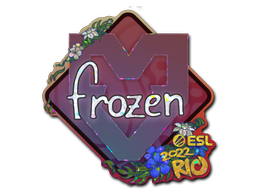 Sticker | frozen (Glitter) | Rio 2022 image