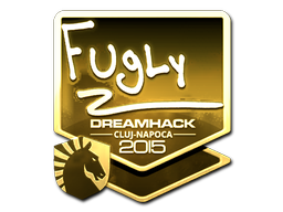 Sticker | FugLy (Gold) | Cluj-Napoca 2015 image