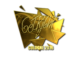Sticker | GeT_RiGhT (Gold) | Cologne 2016 image