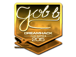 Sticker | gob b (Gold) | Cluj-Napoca 2015 image