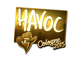 Sticker | Havoc (Gold) | Cologne 2015 image