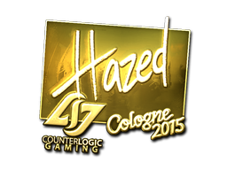 Sticker | hazed (Gold) | Cologne 2015 image