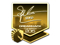 Sticker | Hiko (Gold) | Cluj-Napoca 2015 image