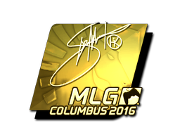 Sticker | Hiko (Gold) | MLG Columbus 2016 image