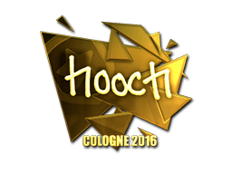 Sticker | hooch (Gold) | Cologne 2016 image