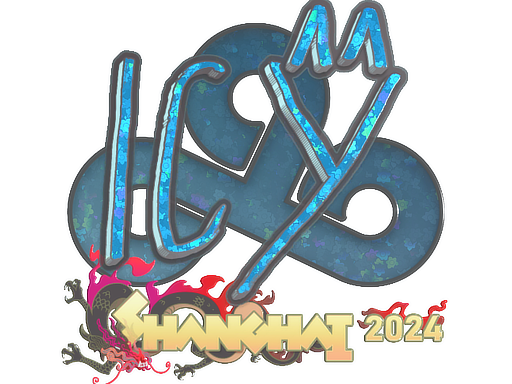 Sticker | ICY (Glitter) | Shanghai 2024 image