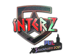 Sticker | interz (Holo) | Stockholm 2021 image