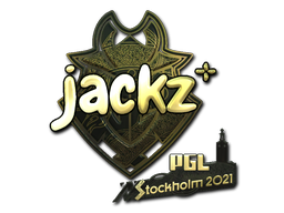 Sticker | JACKZ (Gold) | Stockholm 2021 image
