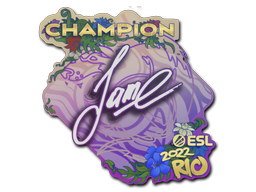 Sticker | Jame (Champion) | Rio 2022 image