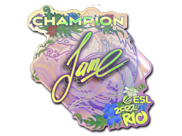 Sticker | Jame (Holo, Champion) | Rio 2022 image