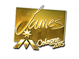 Sticker | James (Gold) | Cologne 2015 image