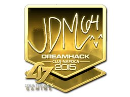 Sticker | jdm64 (Gold) | Cluj-Napoca 2015 image