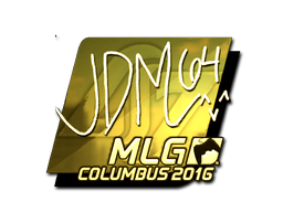 Sticker | jdm64 (Gold) | MLG Columbus 2016 image