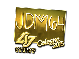 Sticker | jdm64 (Gold) | Cologne 2015 image
