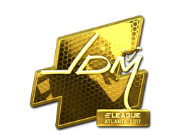 Sticker | jdm64 (Gold) | Atlanta 2017 image