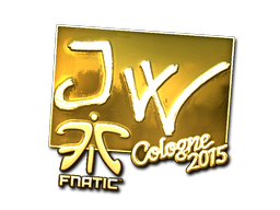 Sticker | JW (Gold) | Cologne 2015 image