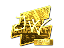 Sticker | JW (Gold) | Atlanta 2017 image