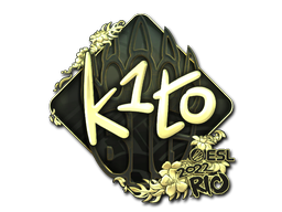 Sticker | k1to (Gold) | Rio 2022 image