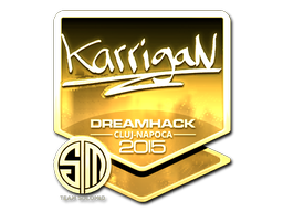 Sticker | karrigan (Gold) | Cluj-Napoca 2015 image