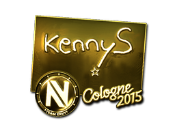 Sticker | kennyS (Gold) | Cologne 2015 image