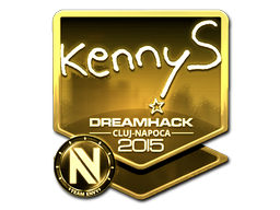 Sticker | kennyS (Gold) | Cluj-Napoca 2015 image