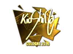 Sticker | kioShiMa (Gold) | Cologne 2016 image