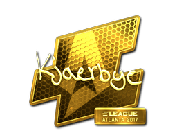 Sticker | Kjaerbye (Gold) | Atlanta 2017 image
