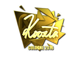 Sticker | koosta (Gold) | Cologne 2016 image