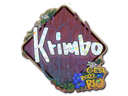 Sticker | Krimbo (Glitter) | Rio 2022 image