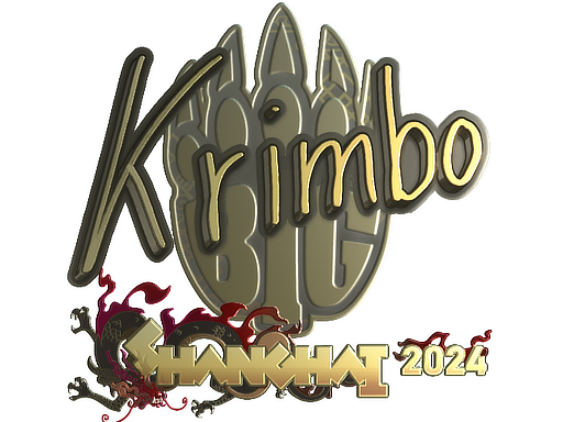 Sticker | Krimbo (Gold) | Shanghai 2024 image