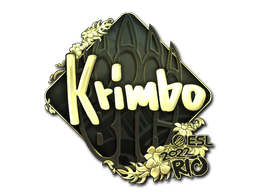 Sticker | Krimbo (Gold) | Rio 2022 image