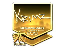 Sticker | KRIMZ (Gold) | Cluj-Napoca 2015 image