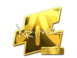 Sticker | KRIMZ (Gold) | Atlanta 2017 image