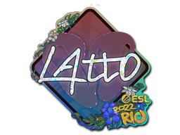 Sticker | latto (Glitter) | Rio 2022 image