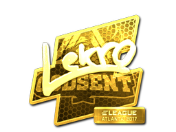 Sticker | Lekr0 (Gold) | Atlanta 2017 image