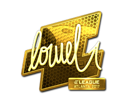 Sticker | loWel (Gold) | Atlanta 2017 image
