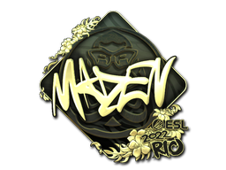 Sticker | maden (Gold) | Rio 2022 image