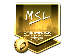 Sticker | MSL (Gold) | Cluj-Napoca 2015 image