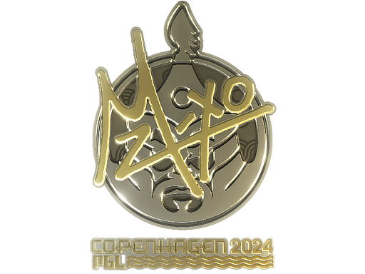 Sticker | mzinho (Gold) | Copenhagen 2024 image