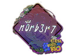 Sticker | n0rb3r7 (Glitter) | Rio 2022 image